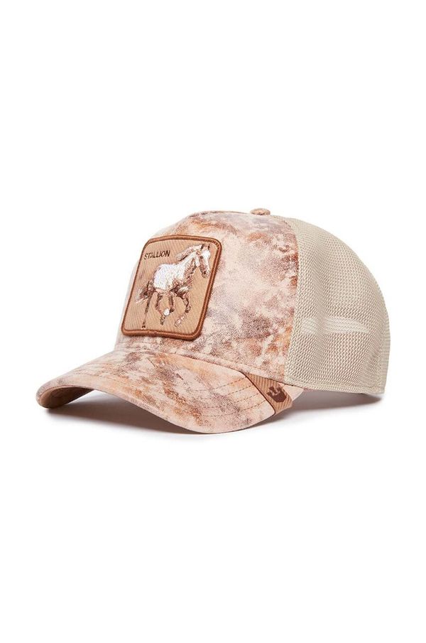 Goorin Bros Kapa sa šiltom Goorin Bros Storm Stallion boja: bež, s aplikacijom, 101-1620