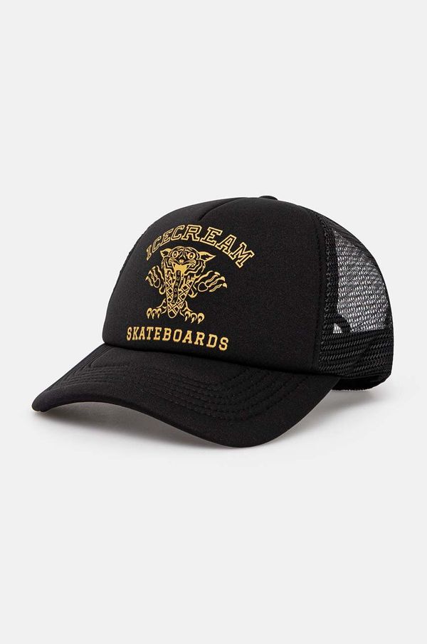 Icecream Kapa sa šiltom ICECREAM Tiger Trucker boja: crna, s tiskom, IC24264