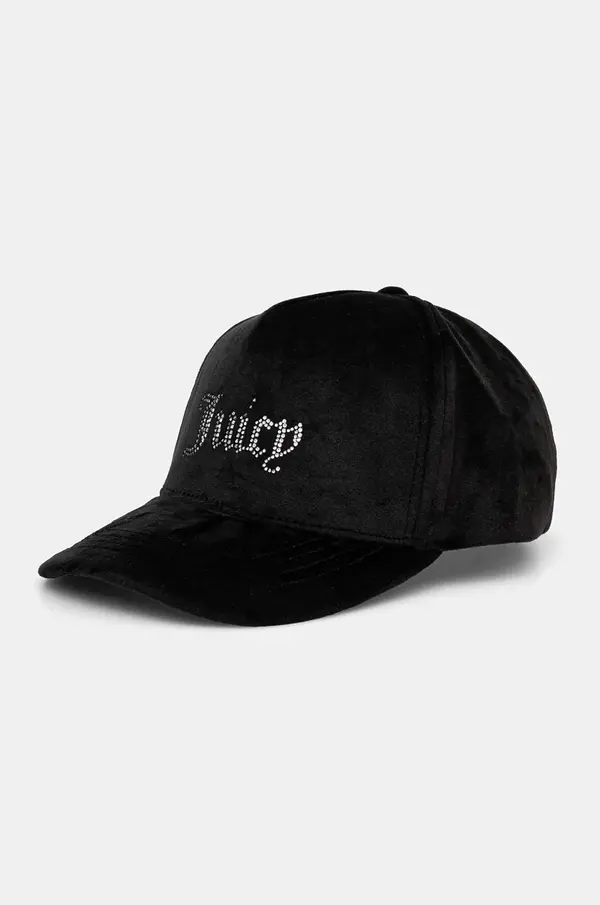 Juicy Couture Kapa sa šiltom Juicy Couture VERONICA CAP boja: crna, s aplikacijom, JCAWH224702