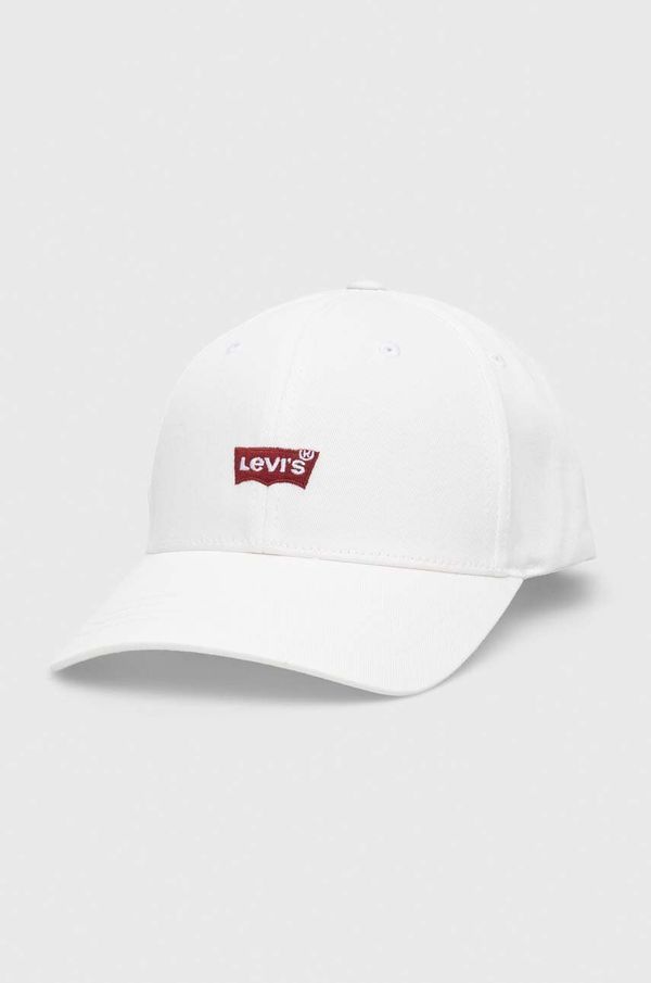 Levi's Kapa sa šiltom Levi's boja: bijela, glatka