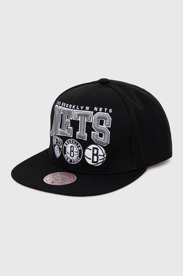 Mitchell&Ness Kapa sa šiltom Mitchell&Ness BROOKLYN NETS boja: crna, s aplikacijom