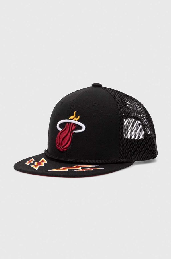 Mitchell&Ness Kapa sa šiltom Mitchell&Ness NBA MIAMI HEAT boja: crna, s aplikacijom