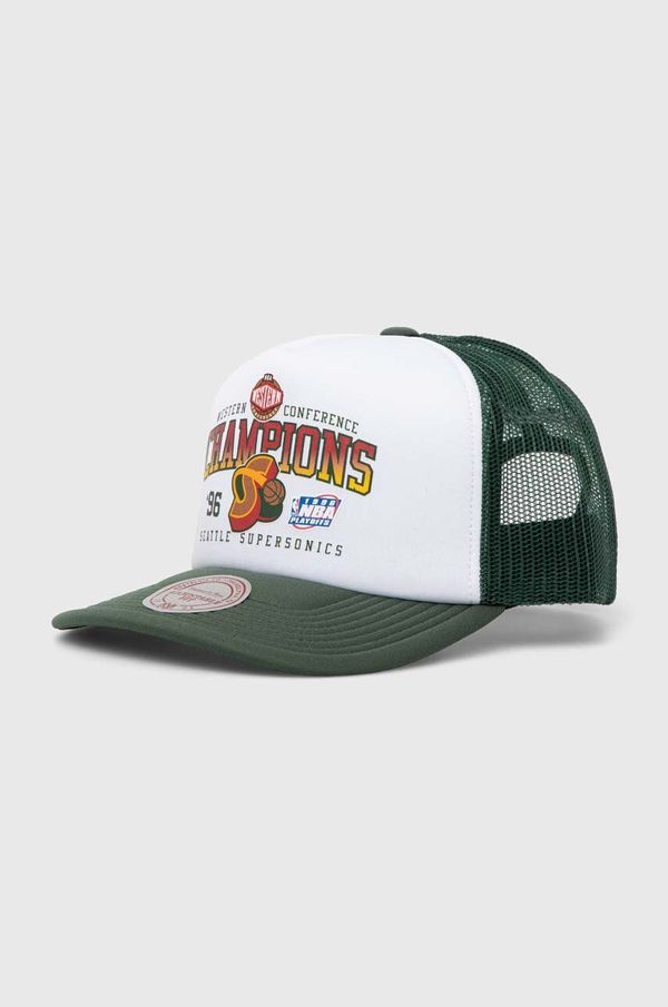 Mitchell&Ness Kapa sa šiltom Mitchell&Ness Seattle Supersonics boja: bijela, s tiskom, HHSS7498-SSUYYPPPWHIT