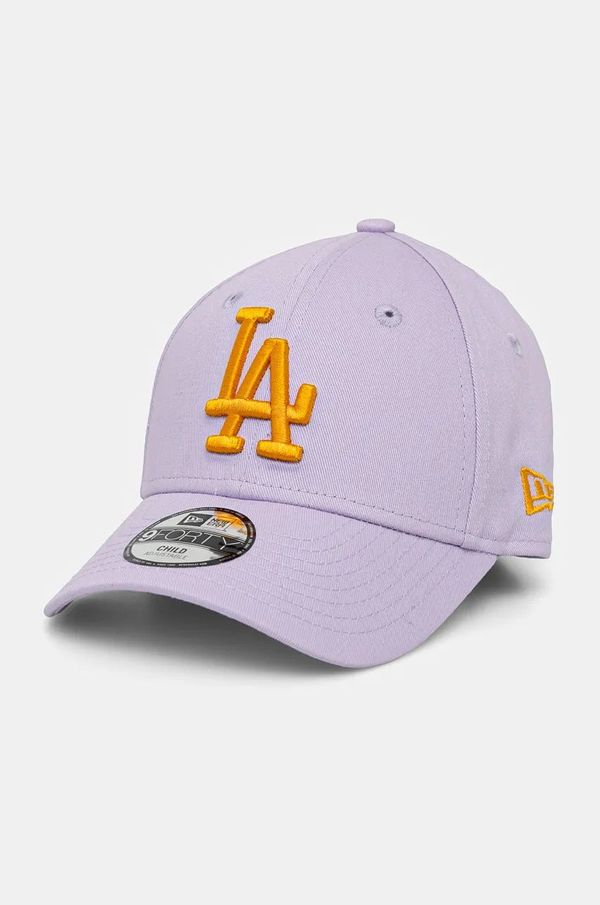 New Era Kapa sa šiltom New Era LOS ANGELES DODGERS boja: ljubičasta, bez uzorka, 60565565
