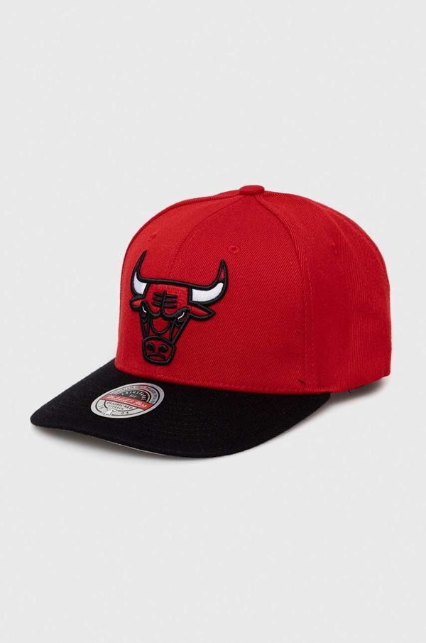Mitchell&Ness Kapa sa šiltom s dodatkom vune Mitchell&Ness Chicago Bulls boja: crvena, s aplikacijom