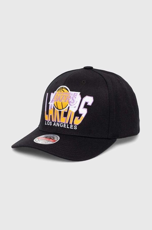 Mitchell&Ness Kapa sa šiltom s dodatkom vune Mitchell&Ness NBA LOS ANGELES LAKERS boja: crna, s aplikacijom
