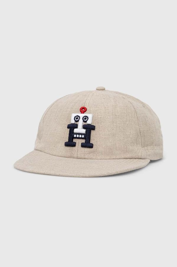 Tommy Hilfiger Kapa sa šiltom Tommy Hilfiger boja: bež, s aplikacijom