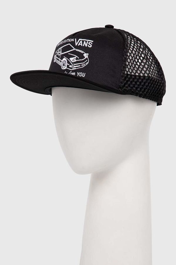 Vans Kapa sa šiltom Vans boja: crna, s aplikacijom, VN000HSHBLK1