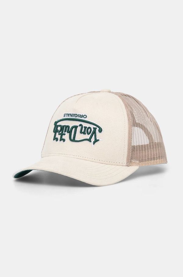 Von Dutch Kapa sa šiltom Von Dutch TRUCKER SOHO boja: bež, s uzorkom, 7030811