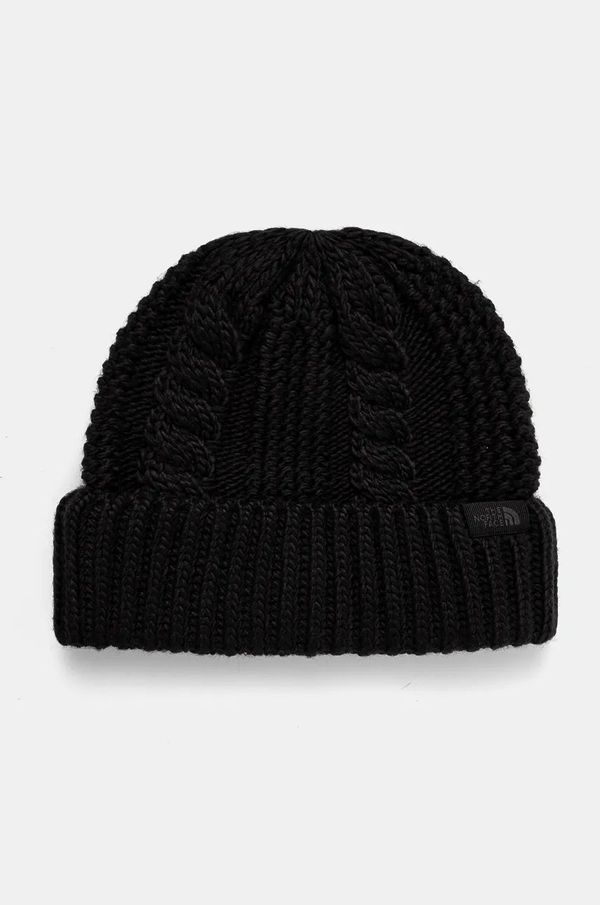 The North Face Kapa The North Face Oh Mega Beanie boja: crna, od debelog pletiva, NF0A7WJJKX71