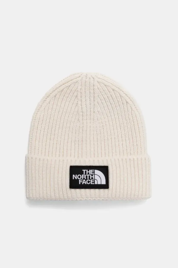 The North Face Kapa The North Face TNF Logo Box Cuffed Beanie boja: bež, NF0A3FJXQLI1