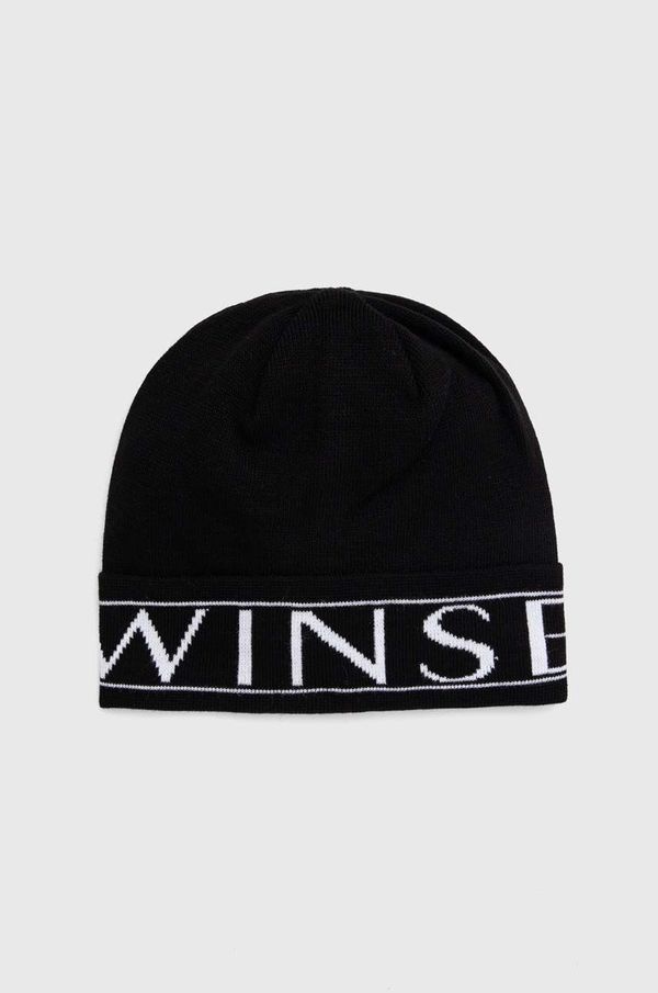 Twinset Kapa Twinset boja: crna, od tanke pletenine, 242TA4480