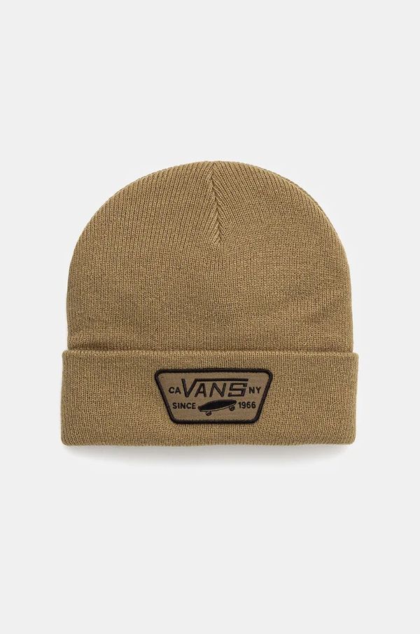 Vans Kapa Vans boja: zelena, od tanke pletenine, VN000UOUCUQ1