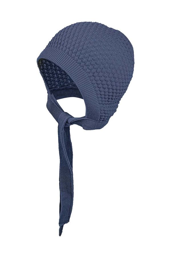 Jamiks Kapa za bebe Jamiks LIV boja: tamno plava, od tanke pletenine