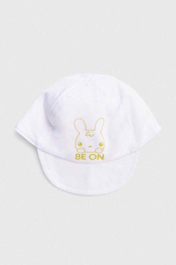 United Colors of Benetton Kapa za bebe United Colors of Benetton boja: bijela, s tiskom