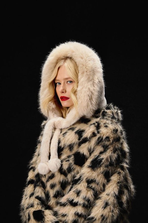 Answear Lab Kapuljača Answear Lab boja: bež, od debelog pletiva