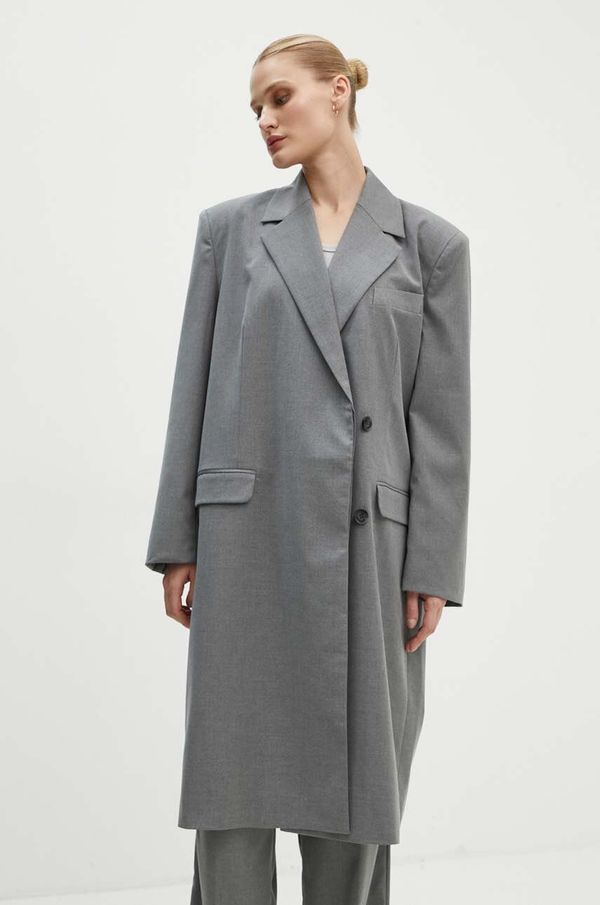 2NDDAY Kaput 2NDDAY 2ND Toretto - Classic Tailori za žene, boja: siva, za prijelazno razdoblje, 2244110169