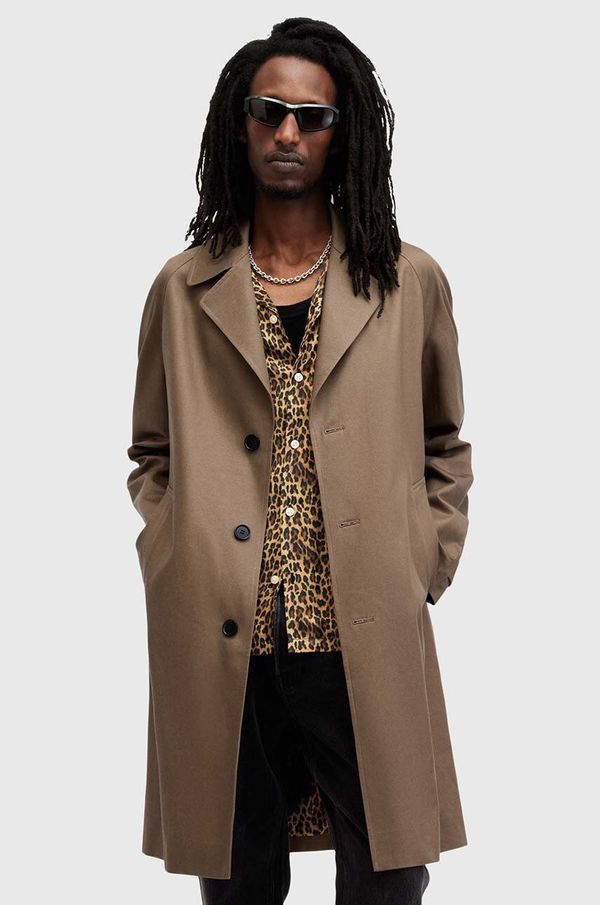 AllSaints Kaput AllSaints MONTELL za muškarce, boja: smeđa, za prijelazno razdoblje, M020OB