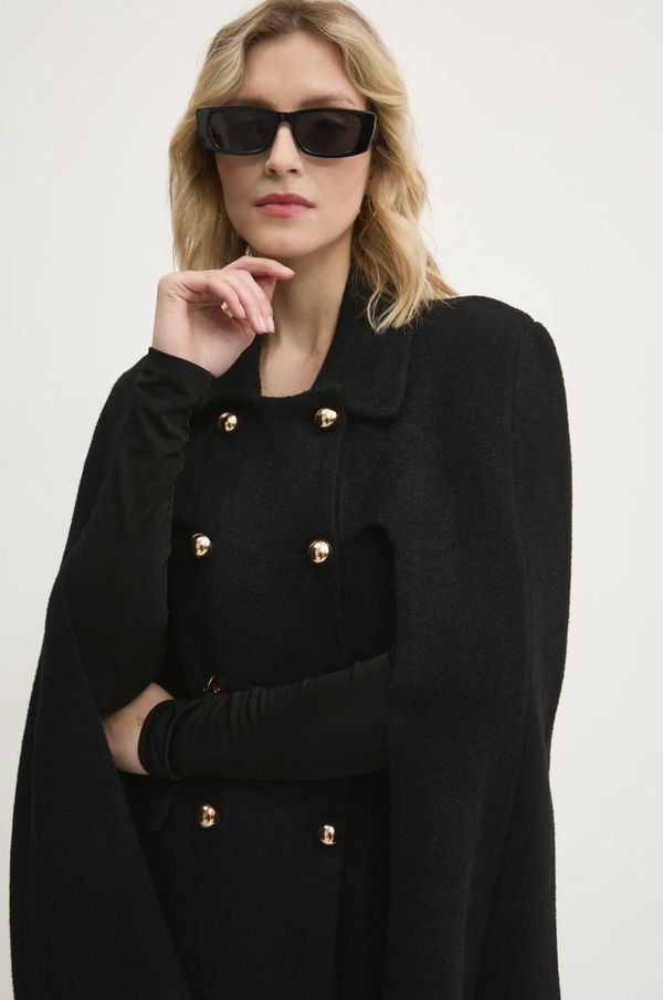 Answear Lab Kaput Answear Lab za žene, boja: crna, za prijelazno razdoblje