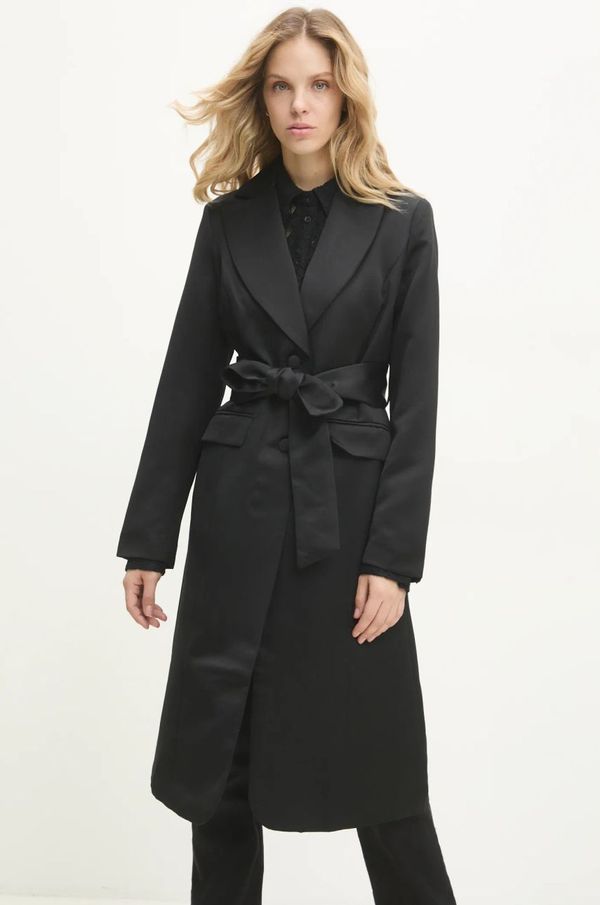 Answear Lab Kaput Answear Lab za žene, boja: crna, za prijelazno razdoblje