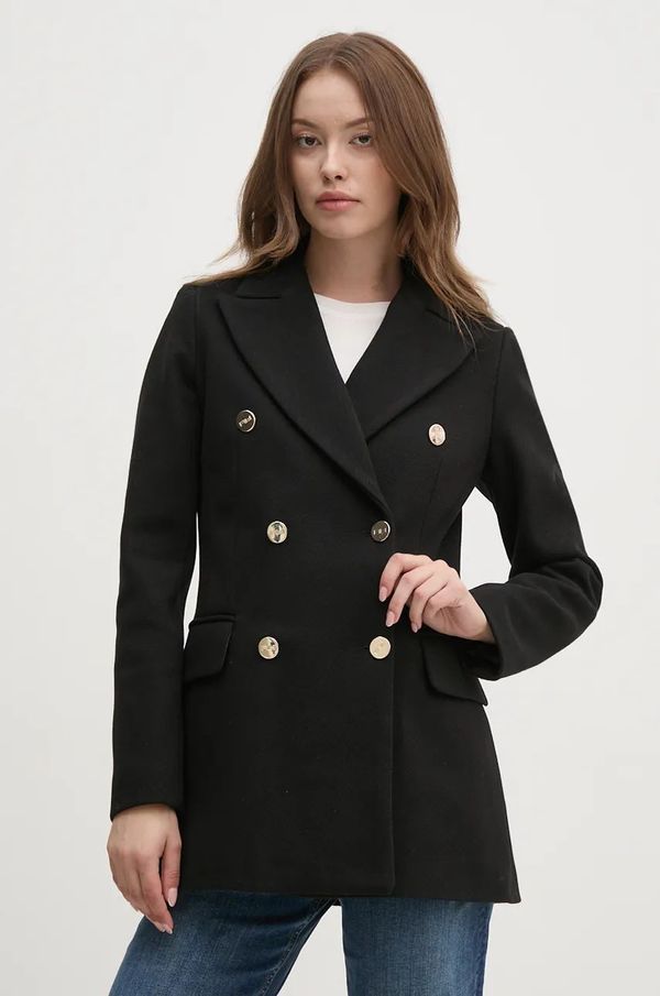 Artigli Kaput Artigli za žene, boja: crna, za prijelazno razdoblje, kopčanje u dva reda, ACCP000006