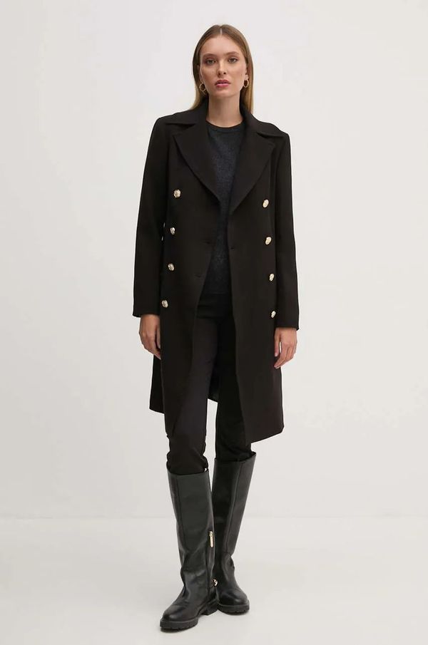 Artigli Kaput Artigli za žene, boja: crna, za prijelazno razdoblje, kopčanje u dva reda, ACCP000187