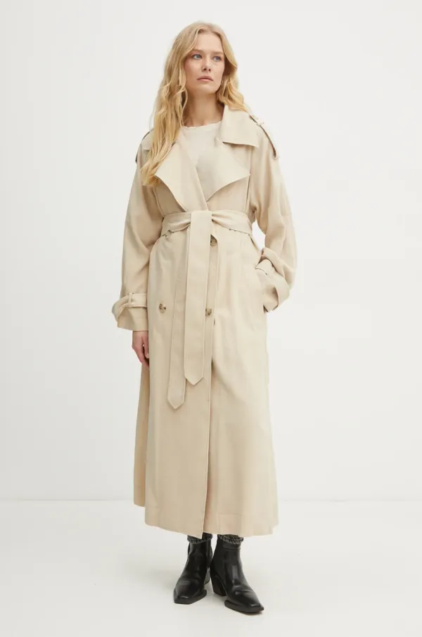 BOSS Orange Kaput Boss Orange za žene, boja: bež, za prijelazno razdoblje, 50530977