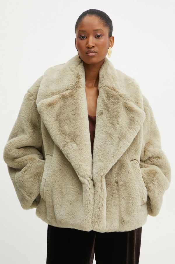 Boss Kaput BOSS za žene, boja: bež, za prijelazno razdoblje, oversize, 50524986