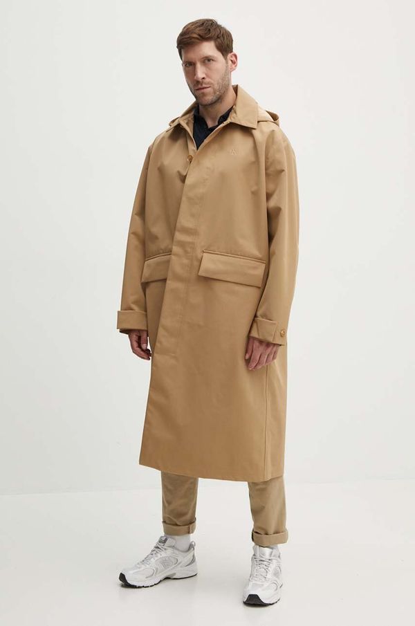 Calvin Klein Jeans Kaput Calvin Klein Jeans za muškarce, boja: bež, za prijelazno razdoblje, oversize, J30J326059