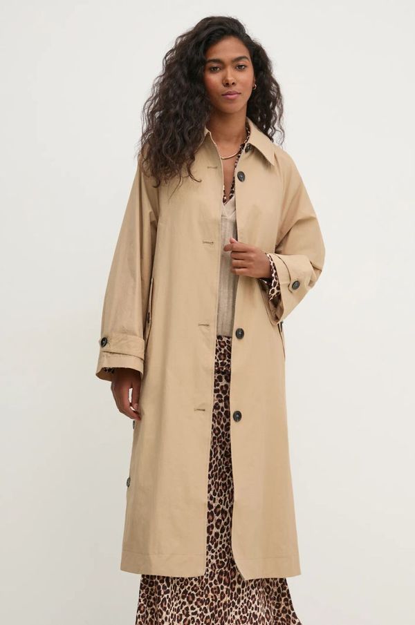 Hoss Intropia Kaput Hoss Intropia za žene, boja: bež, za prijelazno razdoblje, 5458302