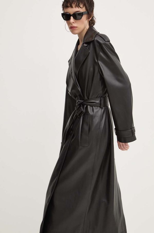 Hugo Kaput HUGO za žene, boja: crna, za prijelazno razdoblje, kopčanje u dva reda, 50516768