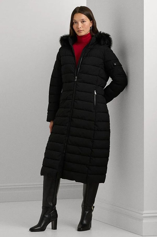 Lauren Ralph Lauren Kaput Lauren Ralph Lauren za žene, boja: crna, za zimu, 297957502