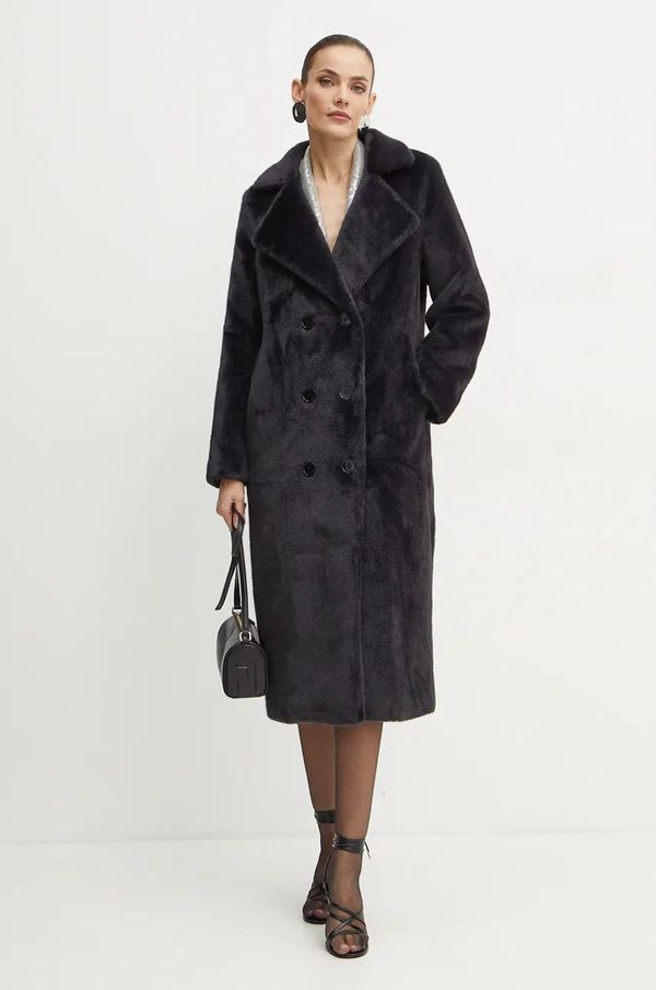 MICHAEL Michael Kors Kaput MICHAEL Michael Kors za žene, boja: tamno plava, za prijelazno razdoblje, kopčanje u dva reda, 77B1401M52