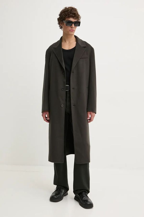 Nanushka Kaput Nanushka DAVIAN za muškarce, boja: siva, za prijelazno razdoblje, NM24PFJK01197