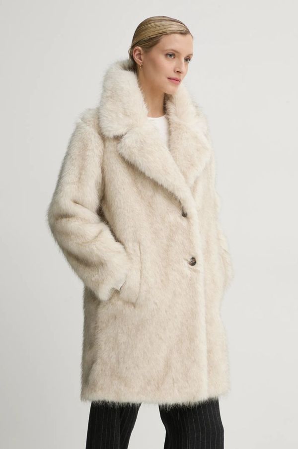 Pepe Jeans Kaput Pepe Jeans FRIDA za žene, boja: bež, za prijelazno razdoblje, PL402502