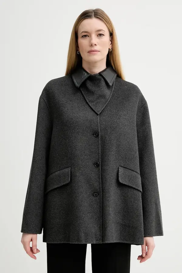 Nanushka Kaput s dodatkom vune Nanushka