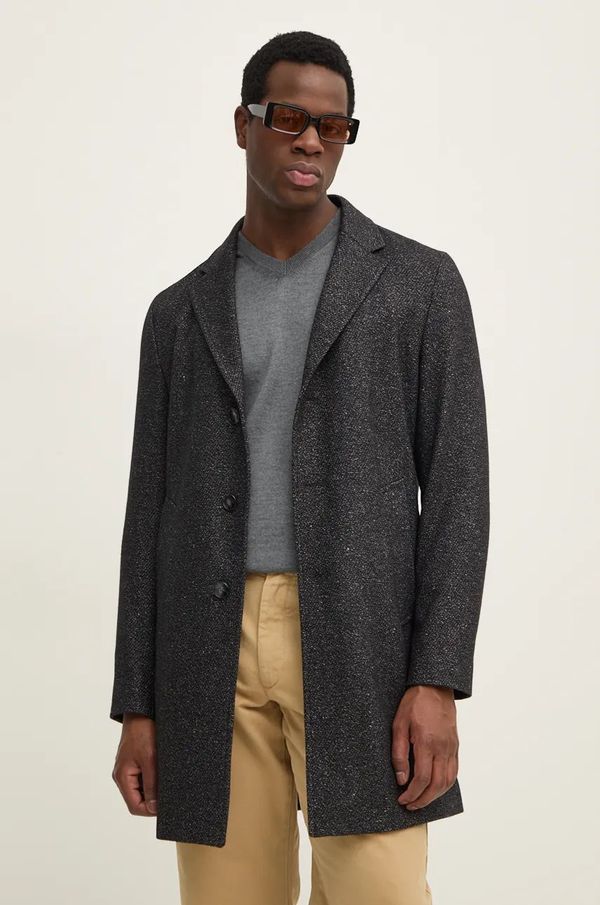 Boss Kaput s primjesom vune BOSS boja: crna, za prijelazno razdoblje, 50528177