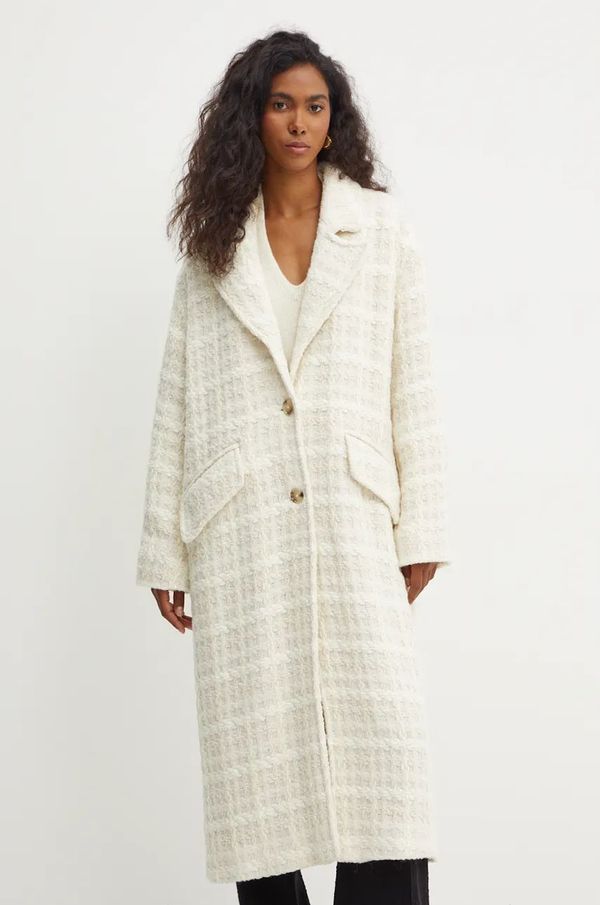 Boss Orange Kaput s primjesom vune Boss Orange boja: bež, za prijelazno razdoblje, oversize, 50522722