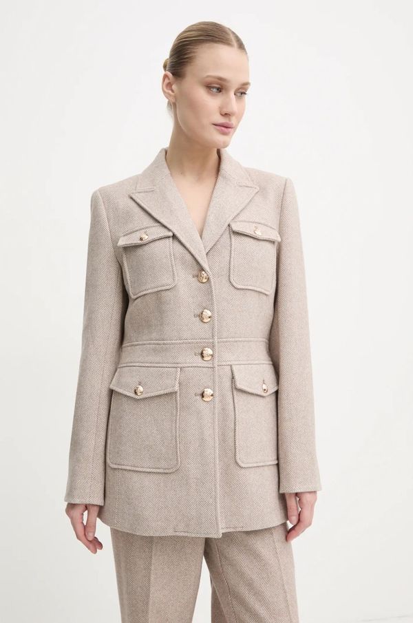 Bruuns Bazaar Kaput s primjesom vune Bruuns Bazaar boja: bež, za prijelazno razdoblje, BBW4290