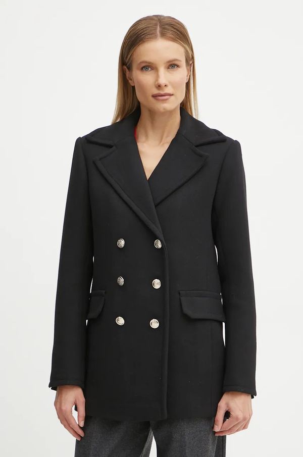 Morgan Kaput s primjesom vune Morgan GCAB boja: crna, za prijelazno razdoblje, kopčanje u dva reda, GCAB