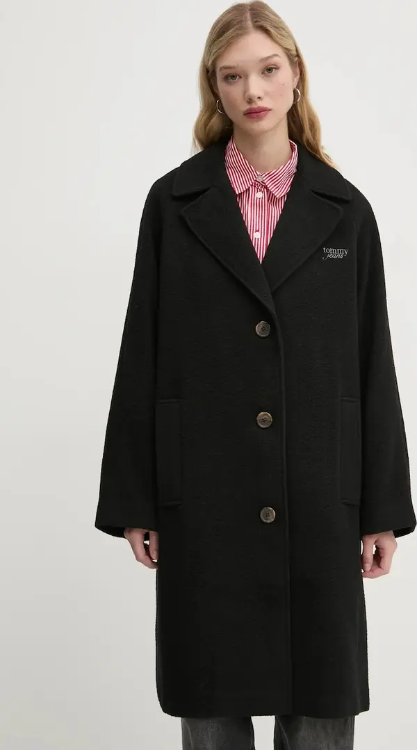Tommy Jeans Kaput s primjesom vune Tommy Jeans