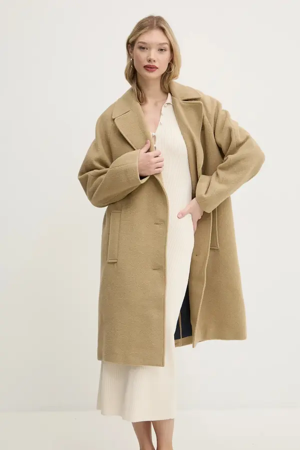 Tommy Jeans Kaput s primjesom vune Tommy Jeans