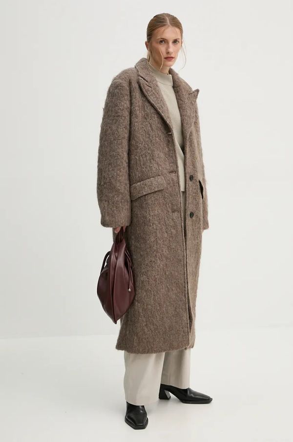 Won Hundred Kaput s primjesom vune Won Hundred boja: smeđa, za prijelazno razdoblje, oversize, 3115-14247