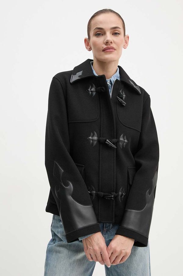 Silvian Heach Kaput Silvian Heach RADIK za žene, boja: crna, za prijelazno razdoblje, GPA24049GB