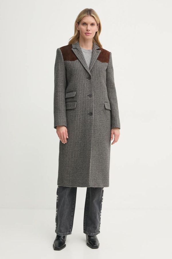 The Kooples Kaput The Kooples za žene, boja: siva, za prijelazno razdoblje, FMAN29002K