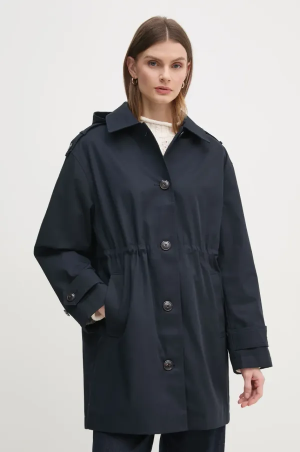 Tommy Hilfiger Kaput Tommy Hilfiger za žene, boja: tamno plava, za prijelazno razdoblje, WW0WW43742