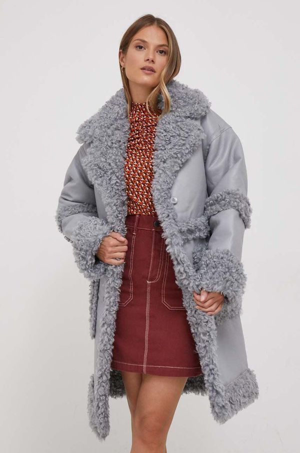 United Colors of Benetton Kaput United Colors of Benetton za žene, boja: siva, za prijelazno razdoblje