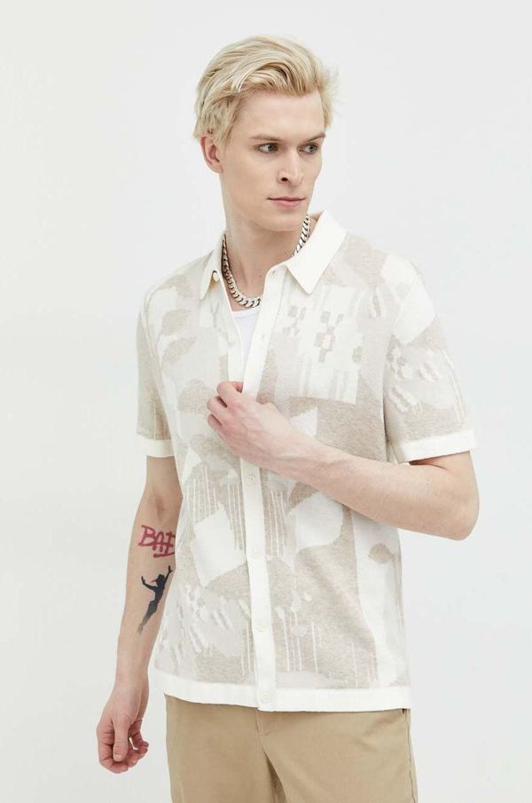 Abercrombie & Fitch Kardigan Abercrombie & Fitch za muškarce, boja: bež