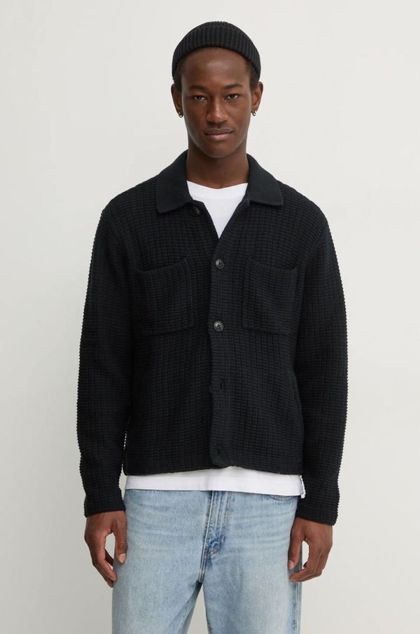 Abercrombie & Fitch Kardigan Abercrombie & Fitch za muškarce, boja: crna, KI120-4128