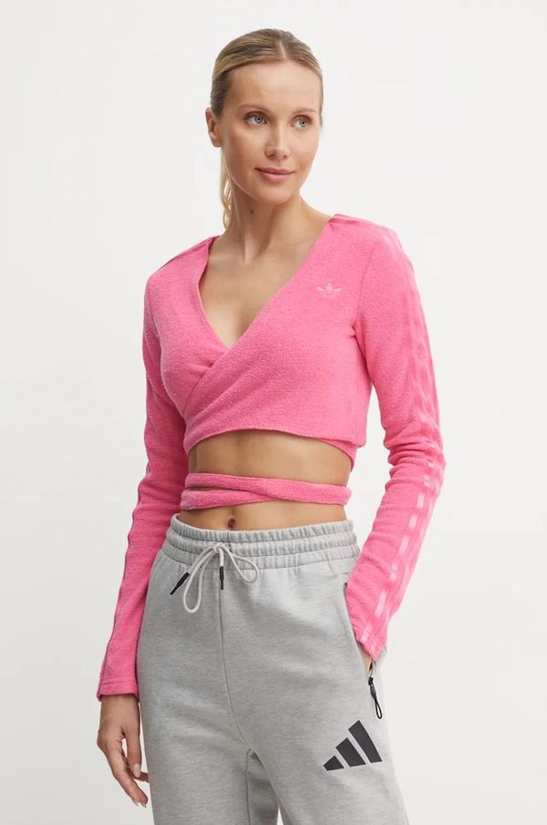 adidas Originals Kardigan adidas Originals za žene, boja: ružičasta, lagani, JN3012